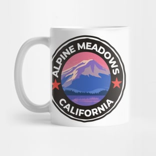 Alpine Meadows Ski Snowboard Mountain California Yosemite - Travel Mug